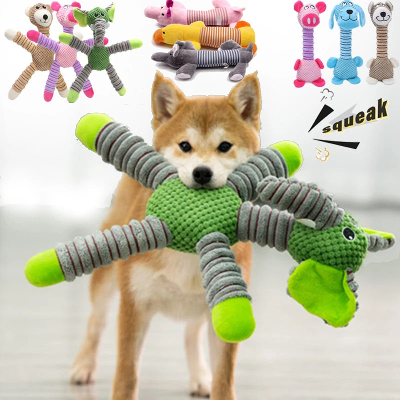 Pet Dental Chew Toy - Kırılmaz Büyük Köpek Sesli Gıcırtılı Oyuncaklar