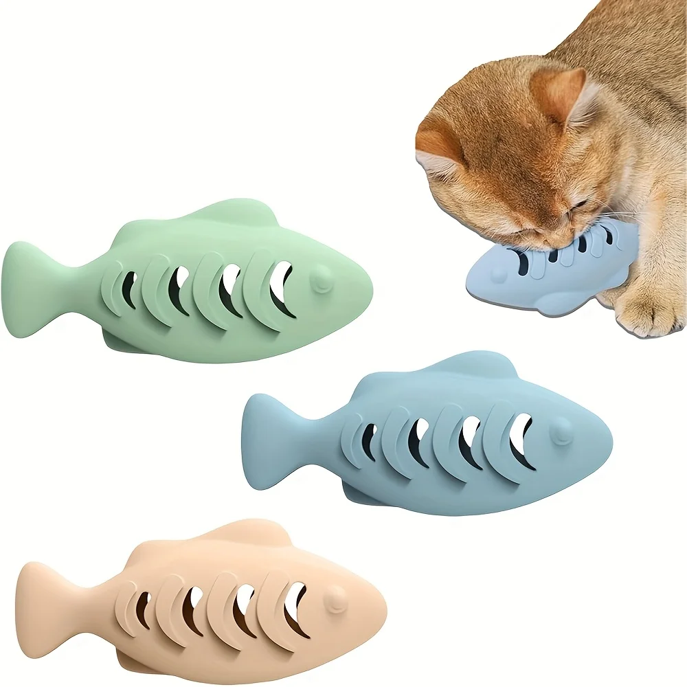 Pet Dental Chew Toy - 1 adet Ahtapot Şeklinde Kedi Çiğneme