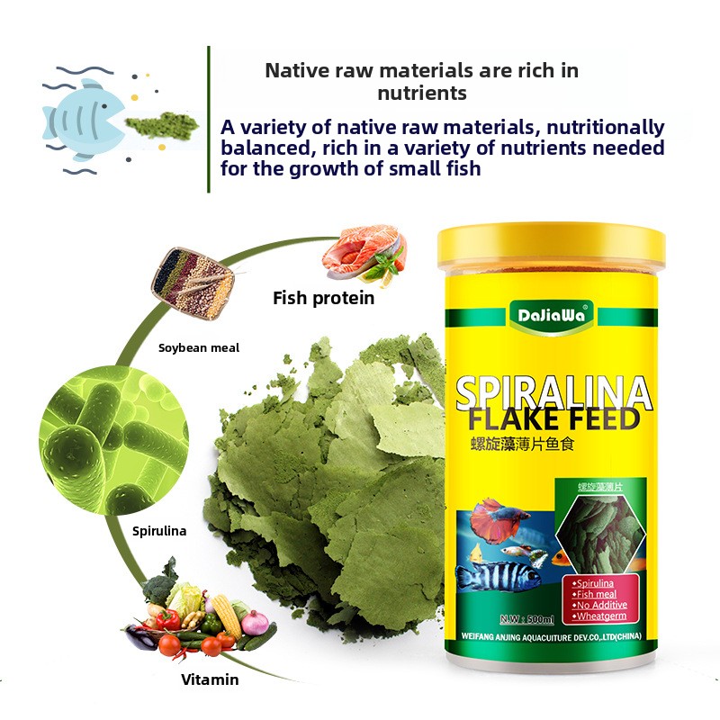 DaJiaWa Spirulina Pul Balık Ye - Tetra Food Goldfish Flakes incelemesi ve fiyatı